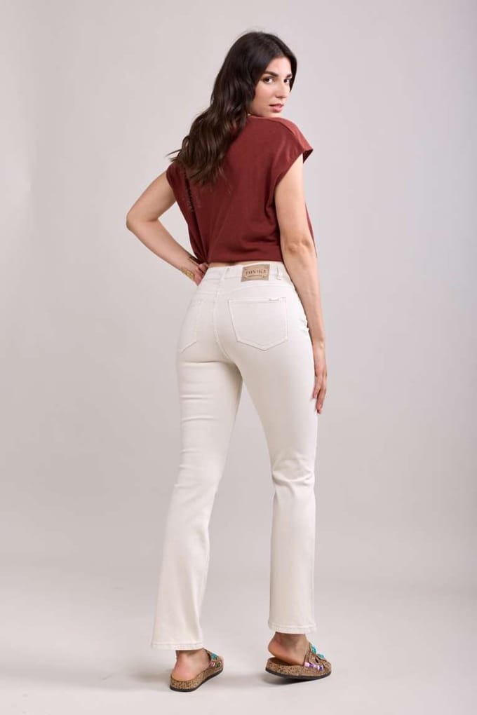 Toxik3 jeans - slim fit creme