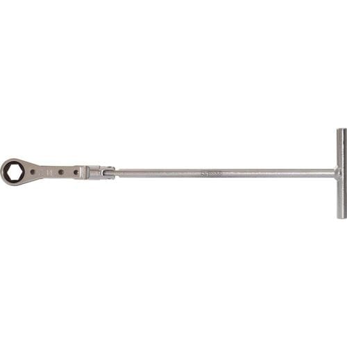 KS Tools 500.7343 Gloeikaarsen-T-handgreep-ringratel, 14 mm