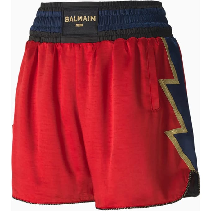 Puma x Balmain Stretch Taille Rood Dames Boksbroek 596887 01