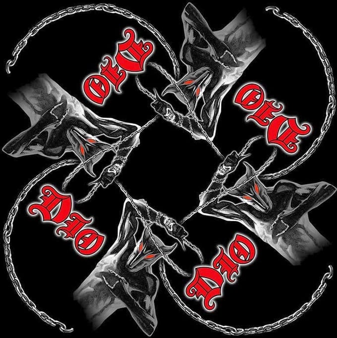 Dio - Holy Diver/Murray Bandana - Zwart