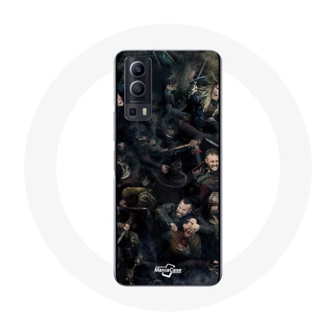 Coque pour Vivo Y72 Vikings Teaser Saison 6 Affiche Personnages Art