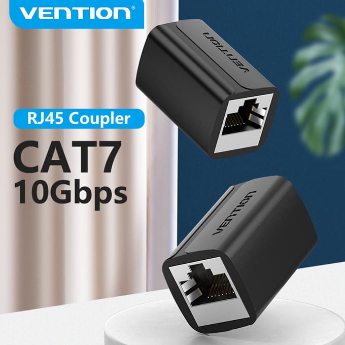 Ventie RJ45 Connector Cat7/6/5e Ethernet Adapter Vrouw-vrouw 8P8C Patch Netwerk Extender Verlengdraad voor Ethernet kabel