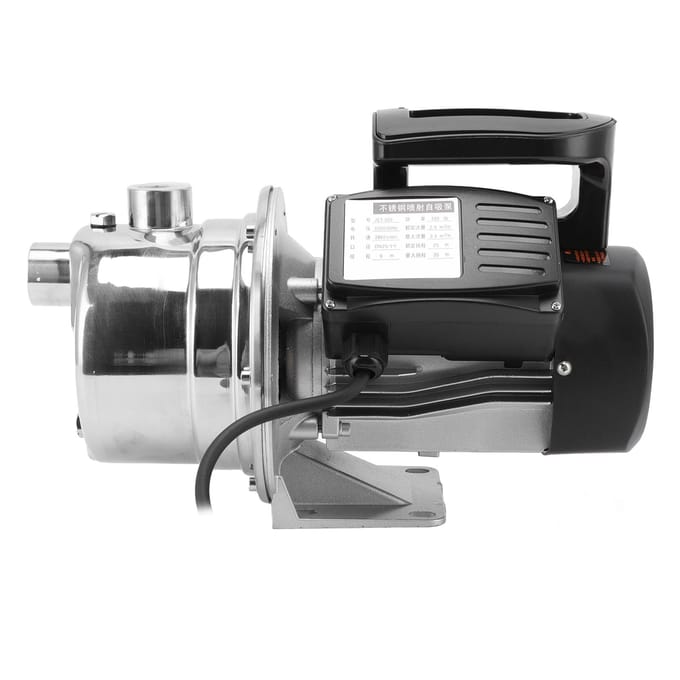 550W RVS Jetpomp Handmatige Hoge Opvoer Pijpleiding Boosterpomp voor Water Booster