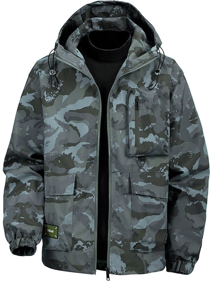 YOUTHUP Heren Jack - Camouflage en Waterafstotend jas - M
