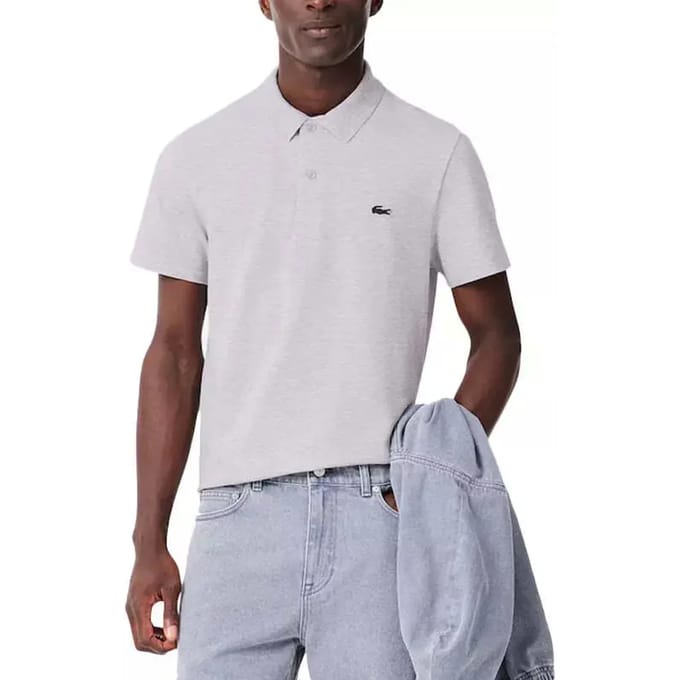 Lacoste Poloshirt Breathable Grijs - Maat XL - Heren