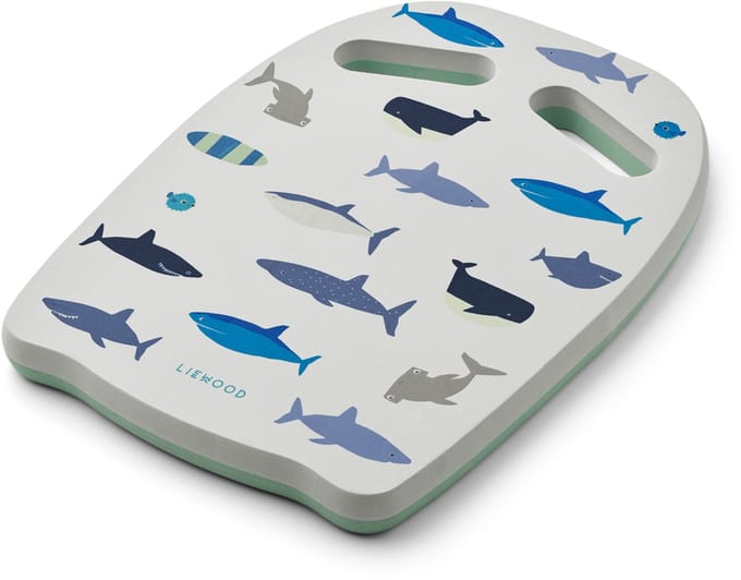 Liewood - Hayden Swim Board - Zwemplank - Shark / Dove blue
