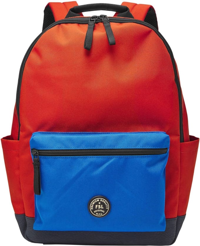 FOSSIL Vrije tijd rugzak Rugzak Sport Backpack Red Rood Blauw