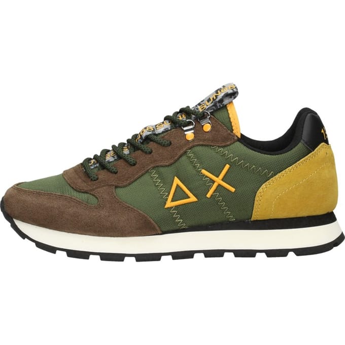 SUN68 Tom Goes Camping Sneakers Laag - groen - Maat 40