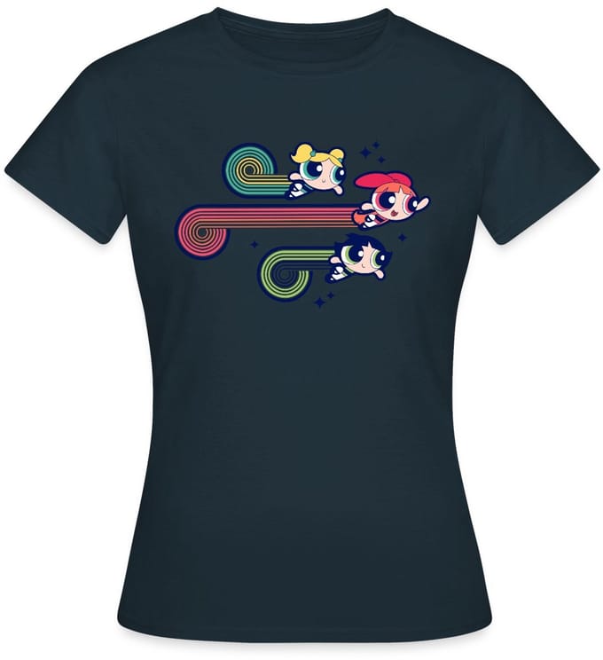 Powerpuff Girls Retro T-Shirt Dames