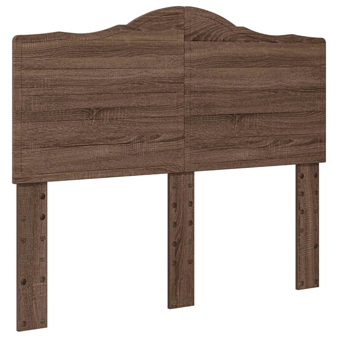 vidaXL Hoofdbord Bruin Eiken Bewerkt hout