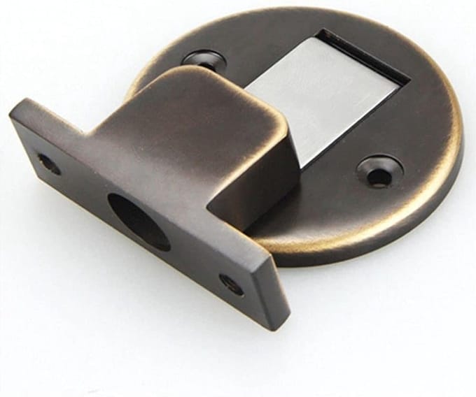Deurstopper - Magnetische Houder - Deuren Open Houden - Onzichtbaar Ontwerp - 1 Stuk - Zwart Brons