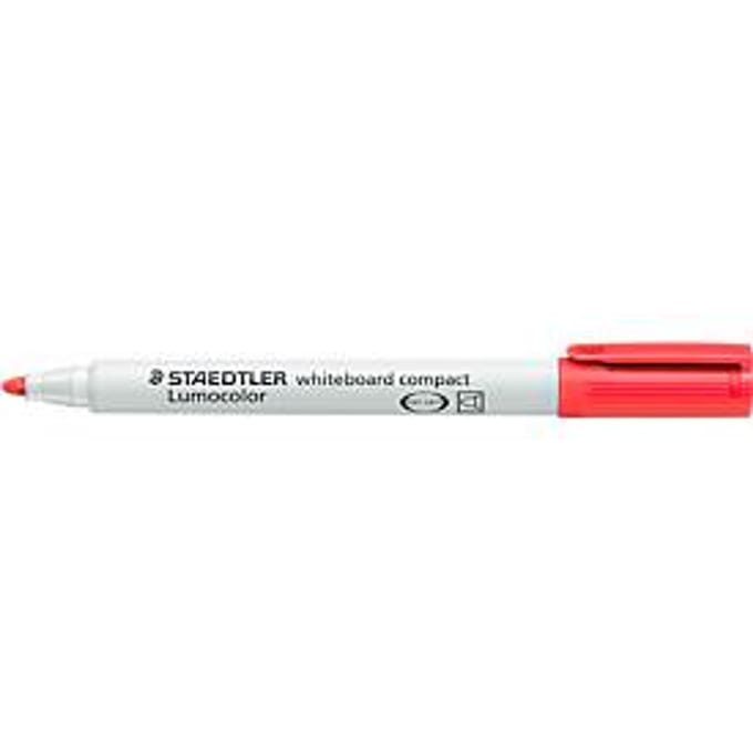 STAEDLER Lumocolor whiteboardstift, rood, 1-2 mm