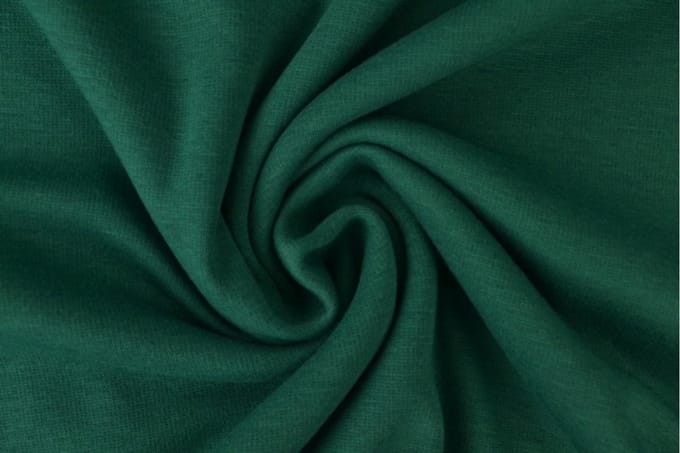 10 meter alpenfleece - Donkergroen - 150cm breed