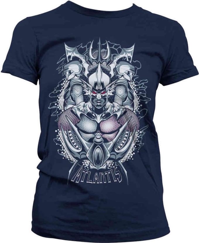 DC Comics Aquaman Dames Tshirt -M- Atlantis Blauw