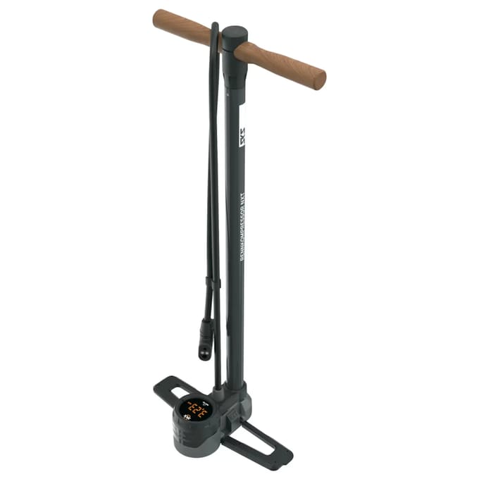 SKS Rennkompressor NXT Digi Vloerpomp Staal Incl. Manometer