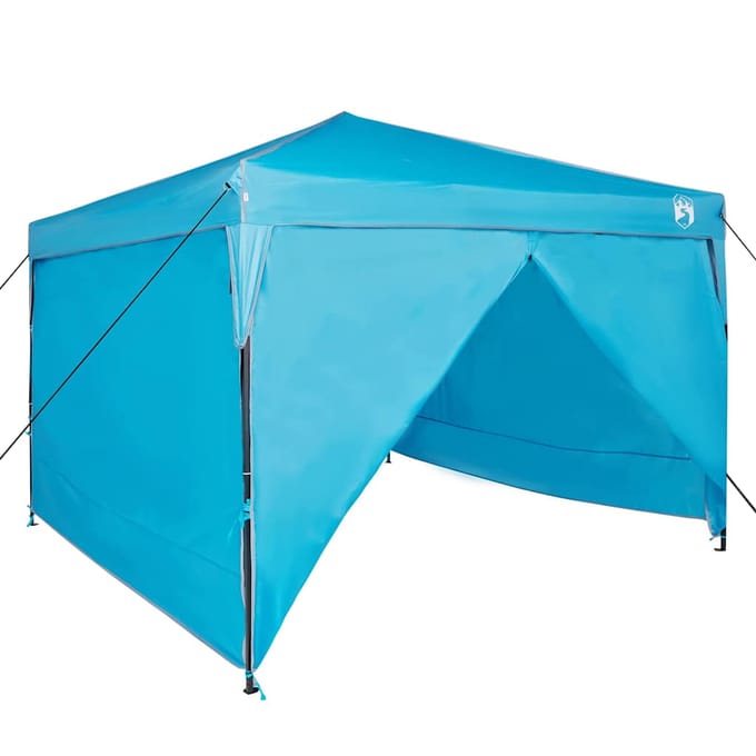 vidaXL - Luifel - Tent - 290 - x - 290 - x - 251 - cm - Blauw - Stof