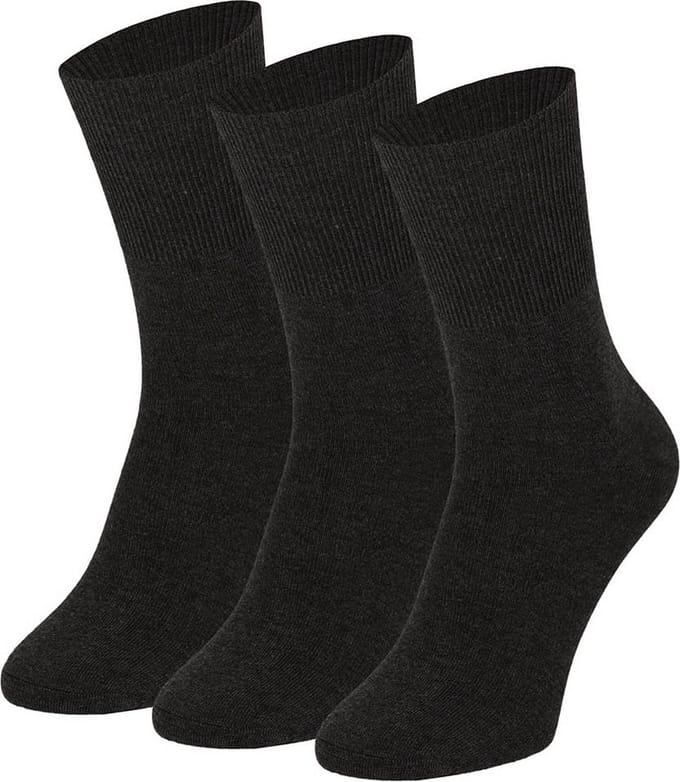 Apollo Modal Antipress Sokken Antraciet 39-42 3 paar