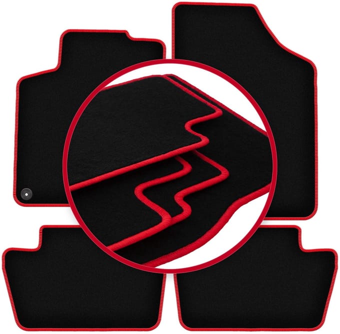 CARLUX-RED automatten voor: Citroen C4 II hatchback, stationwagen (2010-2018)