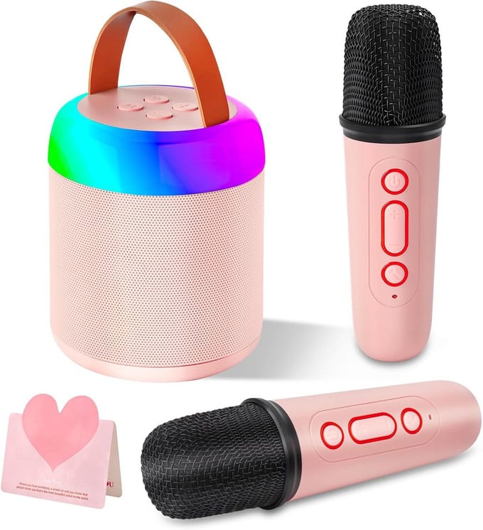 Draadloze Karaoke Microfoon voor Kinderen – Speelgoed & Muziekmicrofoon