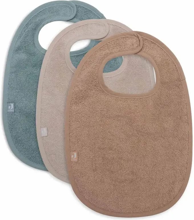 Jollein Slab Badstof Sea Green/Nougat/Biscuit (3pack)