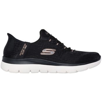 SKECHERS Dames Slip-Ins Summits Classy Night Sneaker 150128 BKRG Black Rose Gold