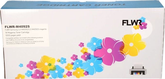 FLWR - Toner / CLT-M4092S / Magenta - Geschikt voor Samsung