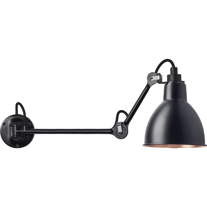 DCWéditions - LAMPE GRAS N°204 L40 wandlamp - zwart/koper