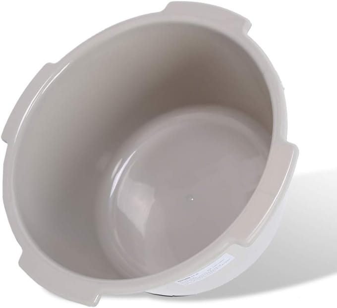Toiletemmer - Draagbare Pot - Thuiszorg - Geurvrij Ontwerp - 28.7 x 15.2 cm - Wit
