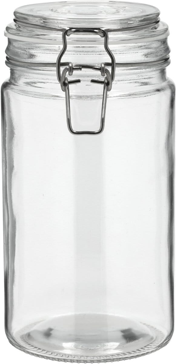 Funktion Weckpot met beugelsluiting Dia 10 x 20 cm 1000 ml Helder