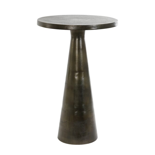 Light & Living Bijzettafel Philos - Antiek Brons - Ø39cm - Modern
