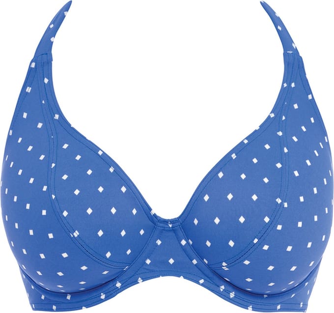 Freya Jewel Cove Halter Bikinitop Azure Maat 65F
