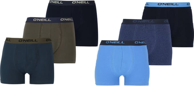 O'Neill - Heren Boxershorts Katoen - 6-pack - Multicolor - maat XL