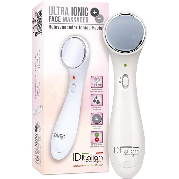 Italian Design Anti-Rimpel Massageapparaat + & - Ionenmassageapparaat