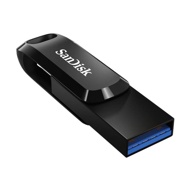 SanDisk Ultra Dual Drive Go USB-stick smartphone/tablet Zwart 64 GB USB-A 3.2 Gen 1, USB-C