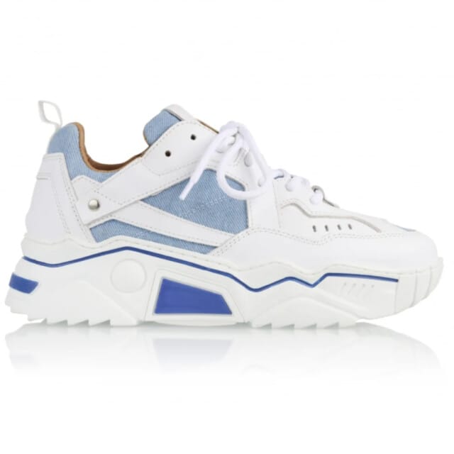 Dames Sneakers Dwrs Pluto Denim Jeans White Jeansblauw - Maat 37