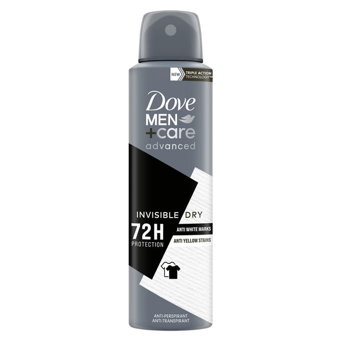 Dove Men + Care Advanced Serie - Antitranspirant Spray - Invisible Dry - 150ml - Bescherming 72 Uur