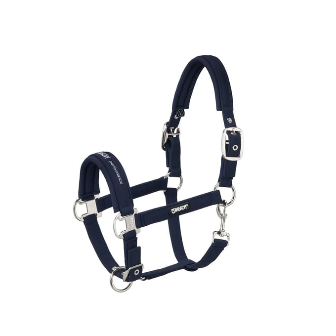 Eskadron Halster Eskadron Double Pin Buckle Softshell Donkerblauw