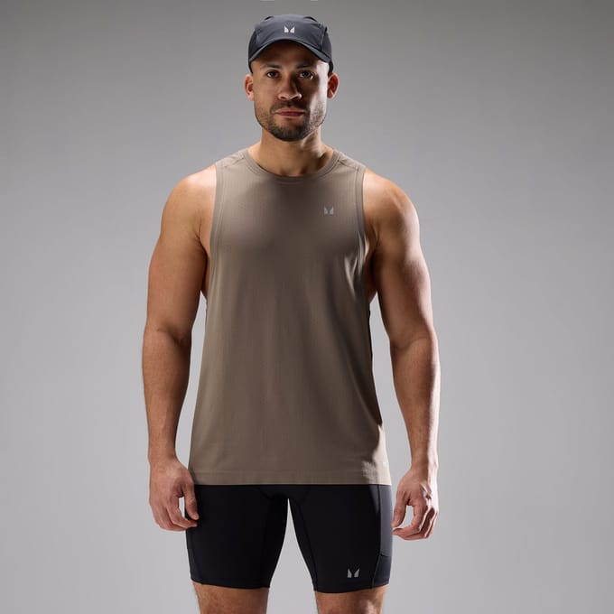 MP Heren Velocity Ultra Naadloze Singlet - Falcon - S