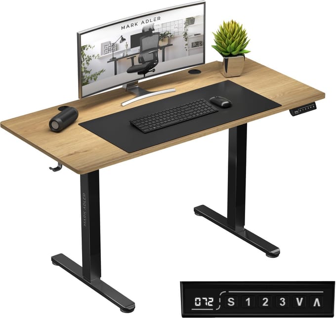 Mark Adler Leader 7.0 Bureau - Ergonomisch Computerbureau - Home Office - Zwart