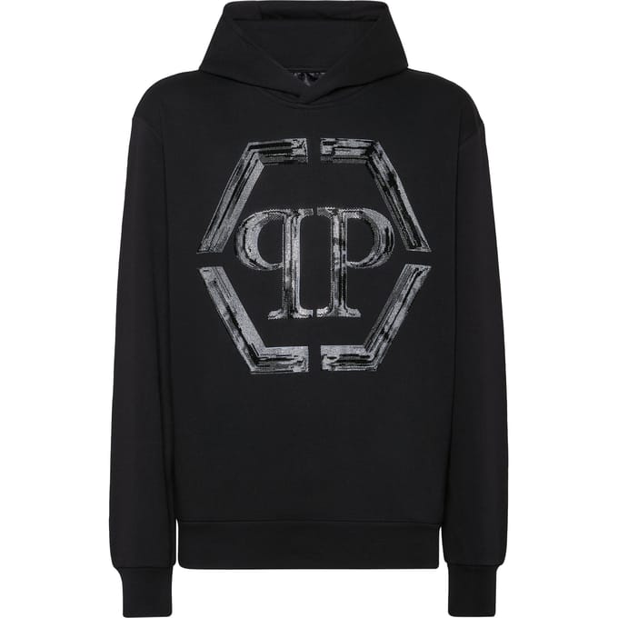 Sweatshirt Met Capuchon Hexagon