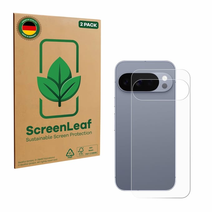 2 Stuks Screenprotector voor Google Pixel 10 Pro (Achterkant) - Hoogwaardige Beschermfolie transparant