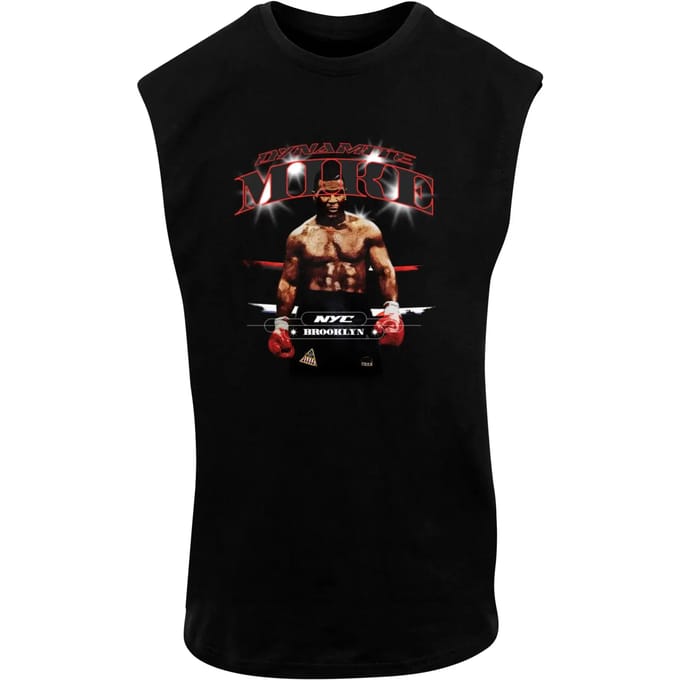 Mister Tee - Dynamite Mike Mouwloos shirt - L - Zwart