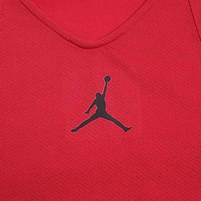 Débardeur de Basketball Jordan à Séchage Rapide Homme Hauts Rouge 789481-687 L red