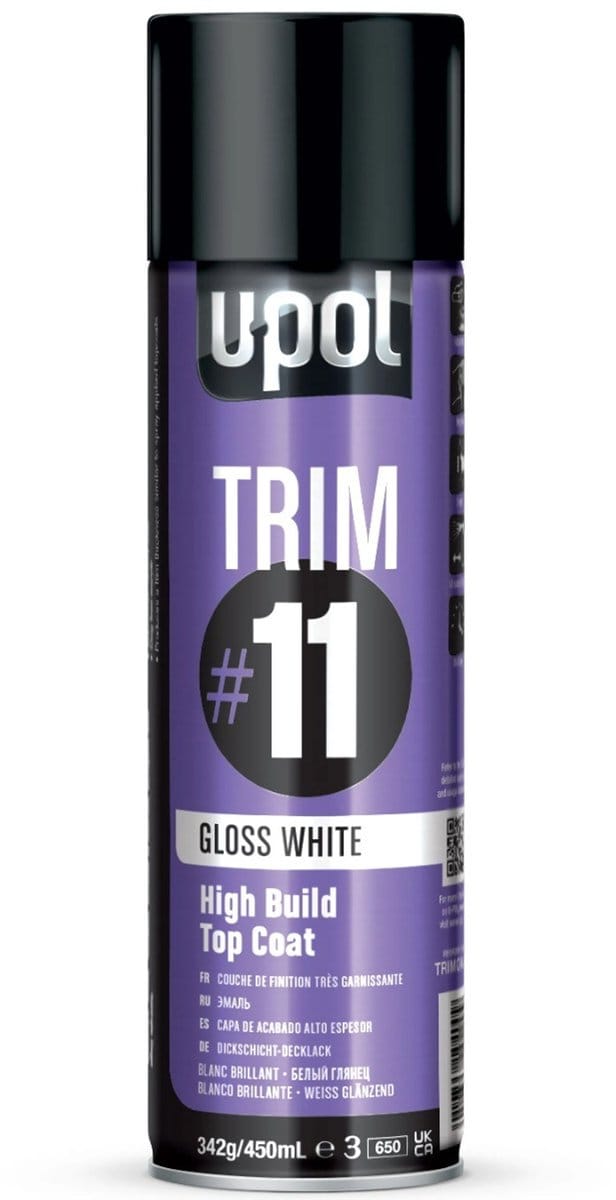 U-POL #11 Hoogglans Wit spuitbus 450ml