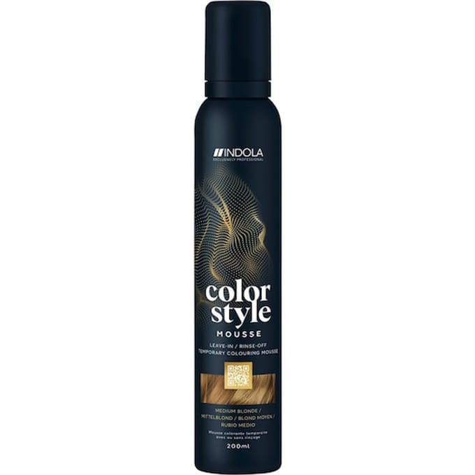 INDOLA Color Style Mousse Medium Blond Haarkleuring Dames 200 ml