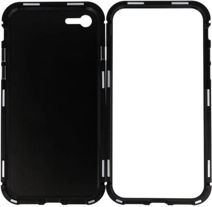 Zwart Magnetisch Back Cover Hoesje voor Apple iPhone 7 / 8