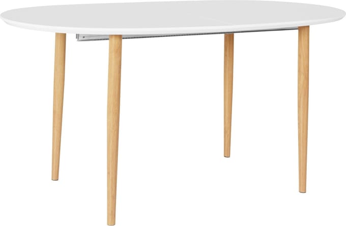 Oskar-Eettafel - Verlengbaar - Wit