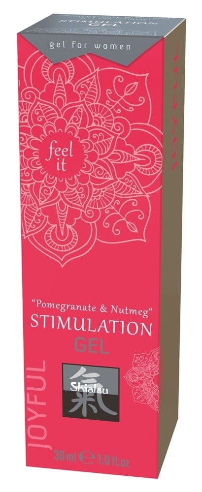 Shiatsu - Stimulerende Clitoris Gel - Granaatappel & Nootmuskaat