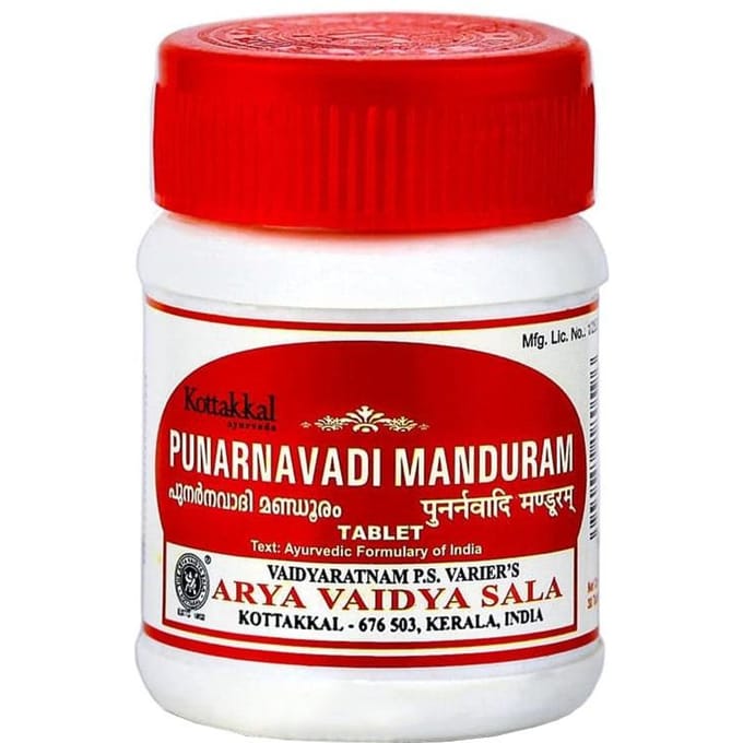 Punarnavadi Manduram (30 tabblad), Punarnavadi Manduram, Kottakkal Ayurveda red