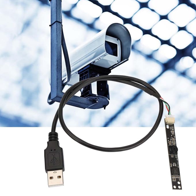 Module de caméra USB grand angle 60 degrés 2 millions de pixels avec puce OV2659 gray
